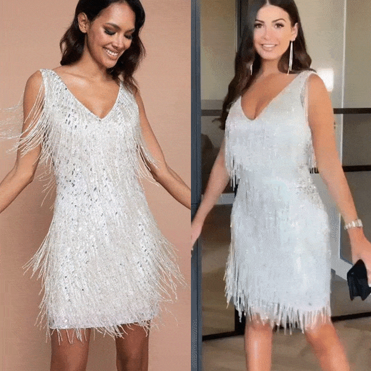 EOS | Slip Kleid mit V Ausschnitt