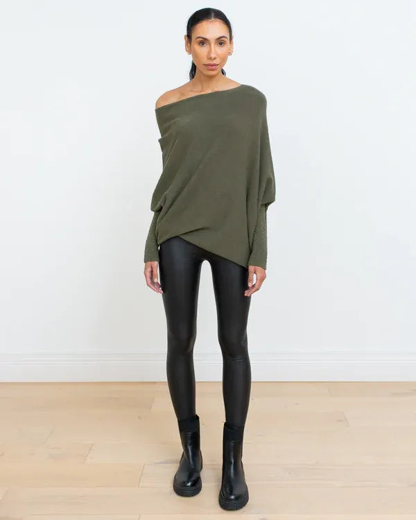 EOS | Asymmetrischer Cloud Drapierter Pullover
