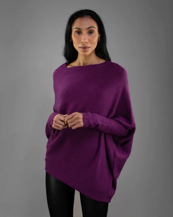 EOS | Asymmetrischer Cloud Drapierter Pullover