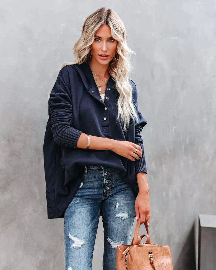 EOS | Lässiger Fleece Pullover Sweatshirt