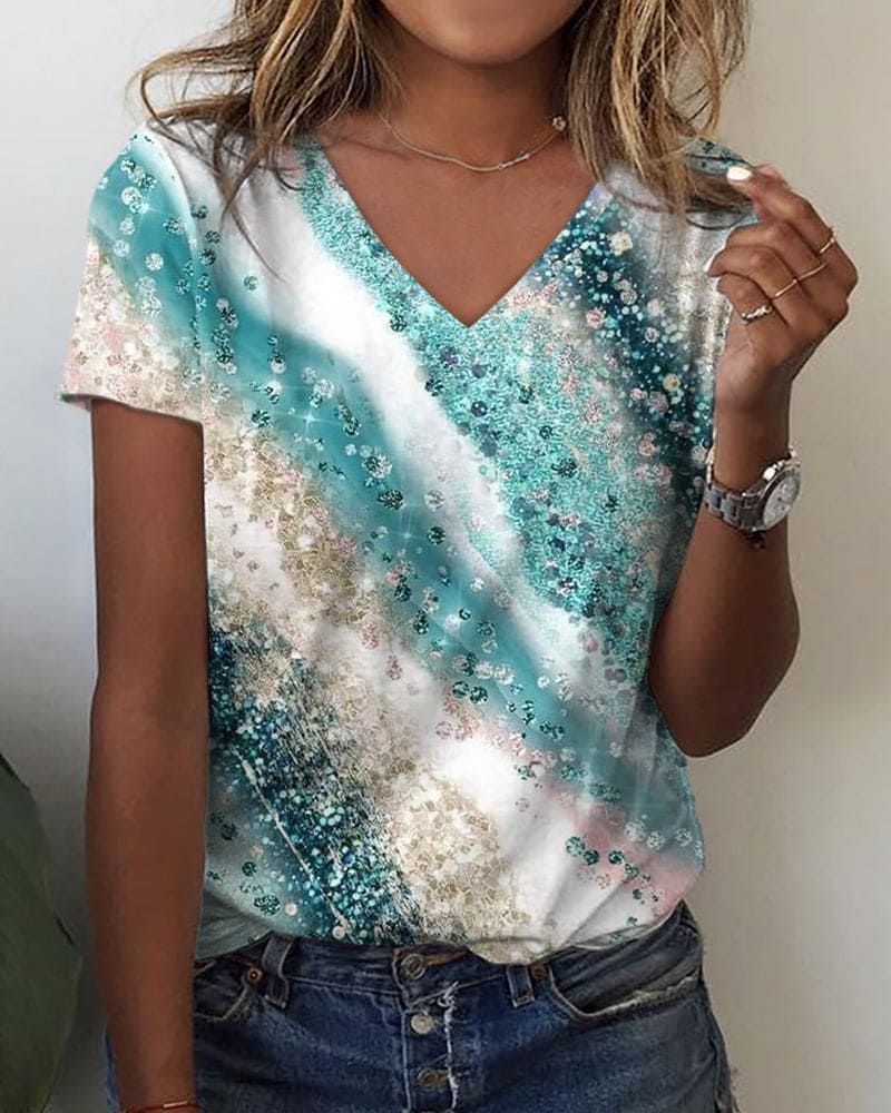 EOS | Bluse mit Farbverlaufsdruck