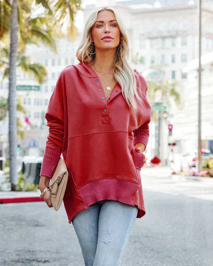 EOS | Lässiger Fleece Pullover Sweatshirt
