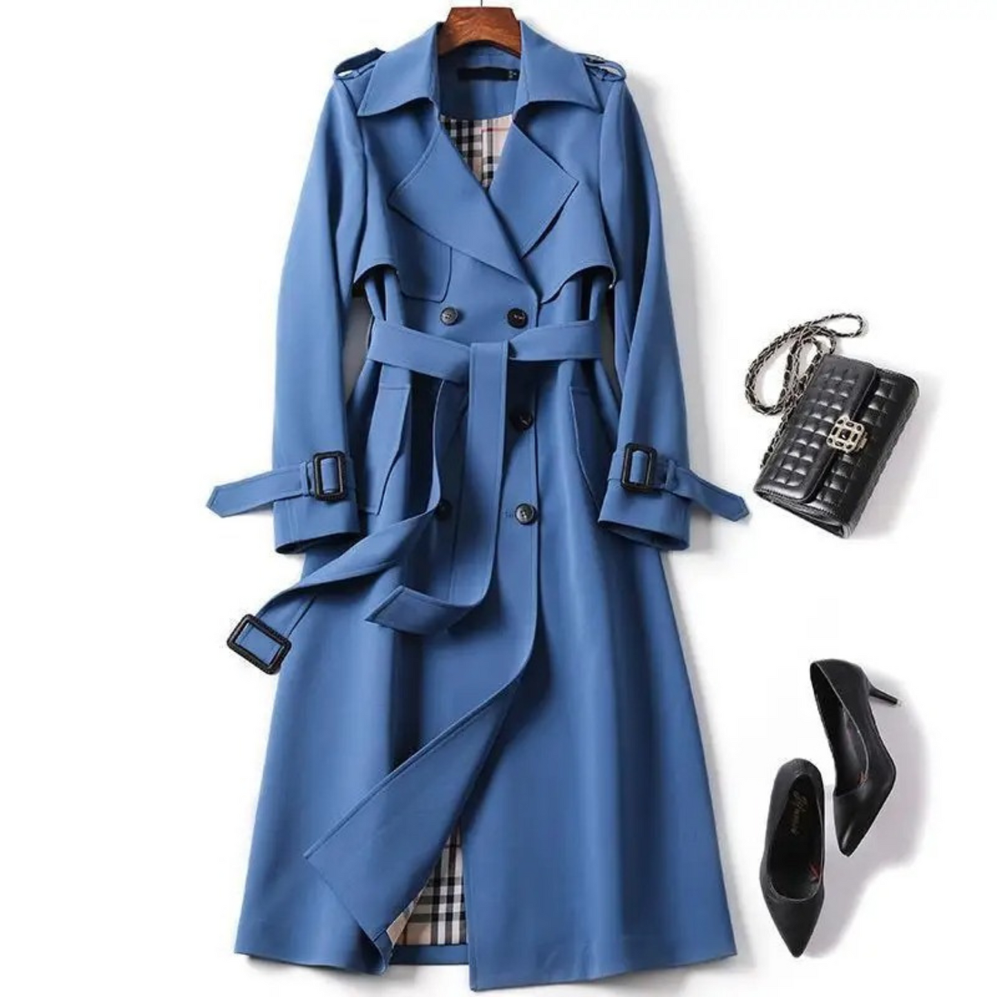EOS | Eleganter Langer Trenchcoat mit