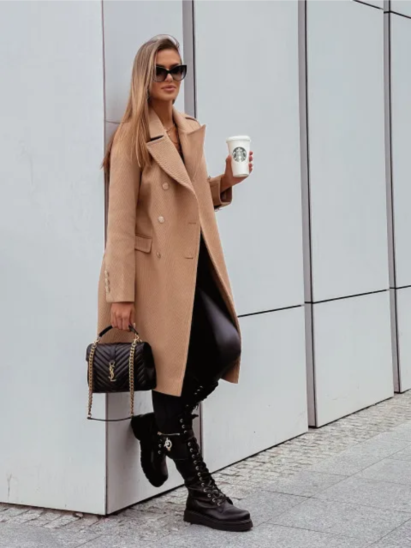 EOS | Lässiger Doppelreihiger Winter Trenchcoat