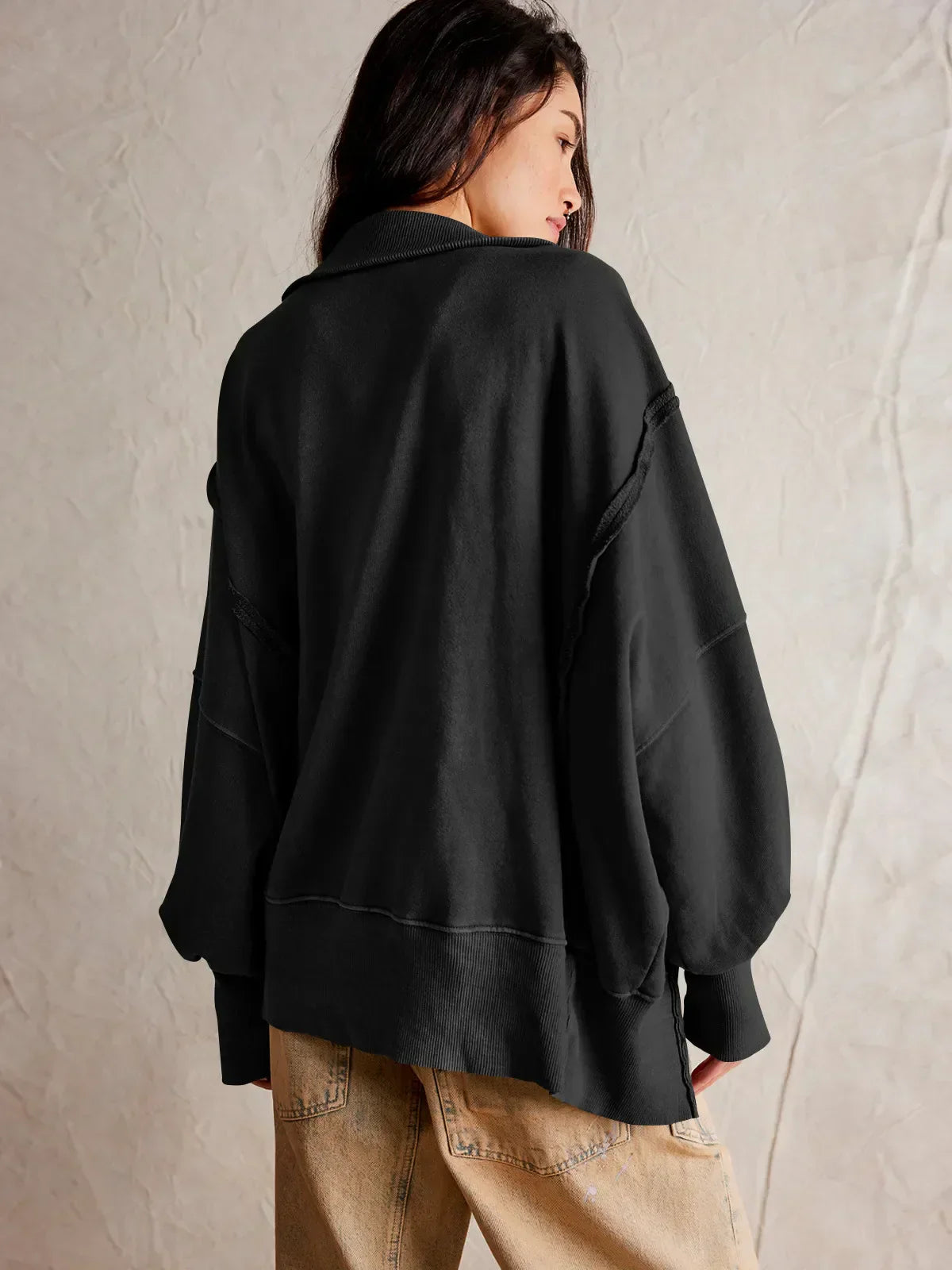 EOS - Lässiges Sweatshirt Mit Knöpfen Und Lampenärmeln