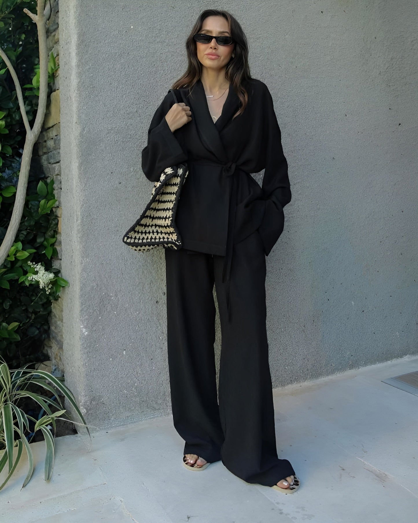 EOS | Luxe Leinen Ensemble für stilvolle Eleganz