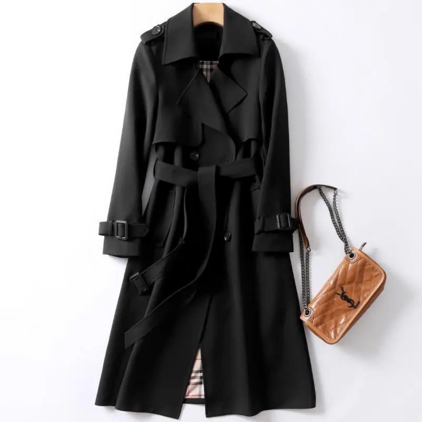 EOS | Eleganter Langer Trenchcoat mit