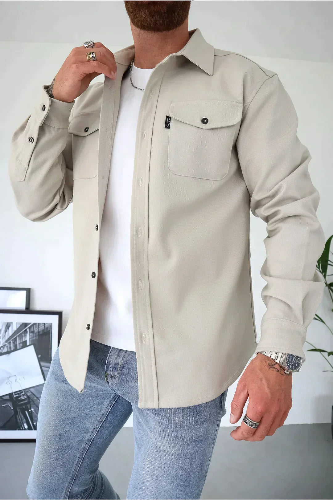 EOS | Premium Knopfleiste Jacke