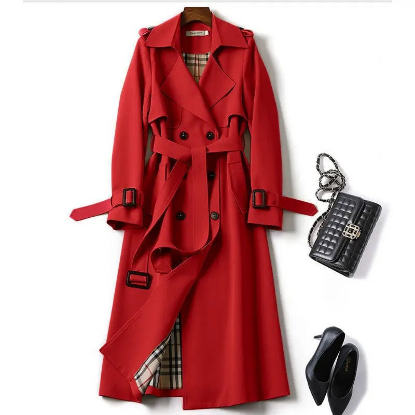 EOS | Eleganter Langer Trenchcoat mit