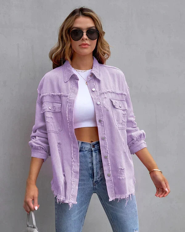 EOS | Lebendige Kante Atmungsaktive Jeansjacke