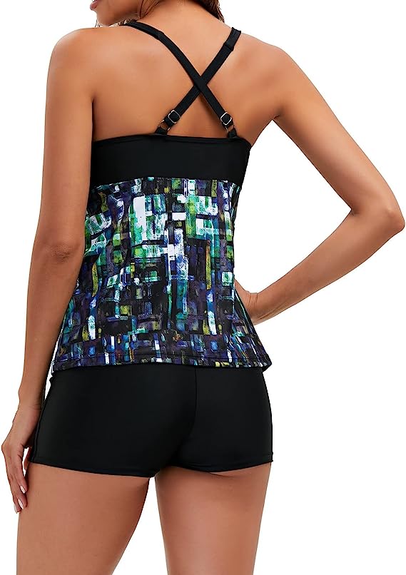 EOS | Geo Chic Tankini Set