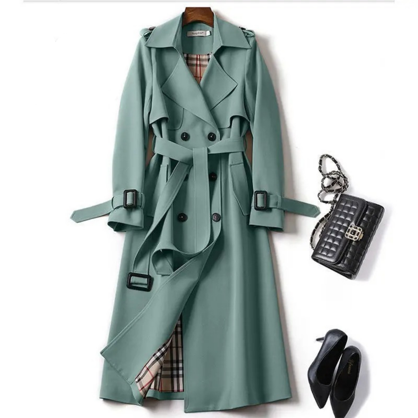 EOS | Eleganter Langer Trenchcoat mit