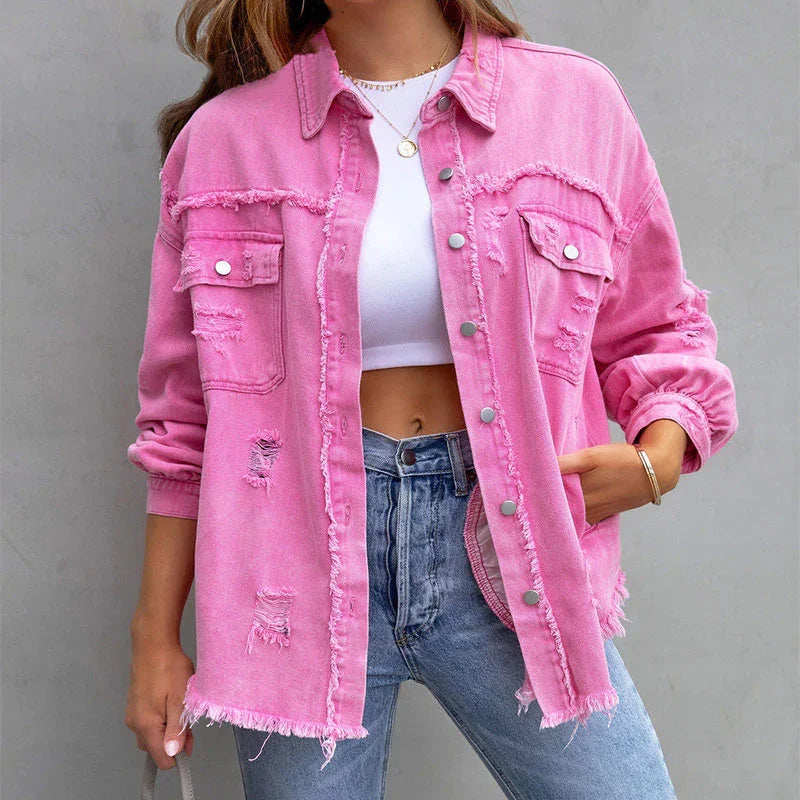 EOS | Lebendige Kante Atmungsaktive Jeansjacke