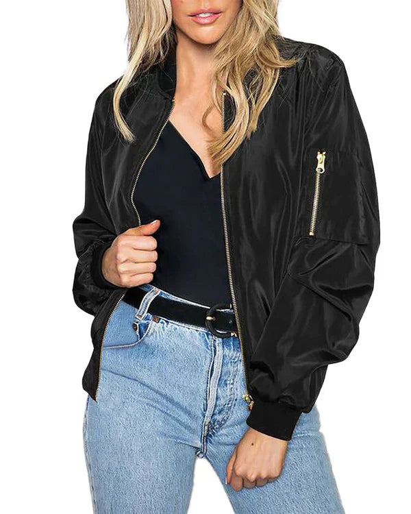 EOS - Stilvolle Klassische Bomberjacke Mit Taschen - Perfekt Für Jede Gelegenheit