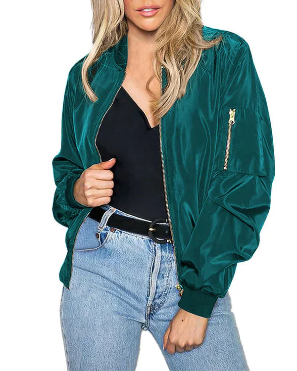 EOS - Stilvolle Klassische Bomberjacke Mit Taschen - Perfekt Für Jede Gelegenheit