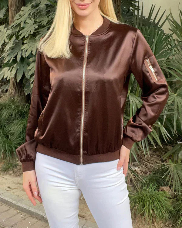 EOS - Stilvolle Klassische Bomberjacke Mit Taschen - Perfekt Für Jede Gelegenheit