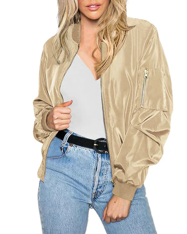 EOS - Stilvolle Klassische Bomberjacke Mit Taschen - Perfekt Für Jede Gelegenheit