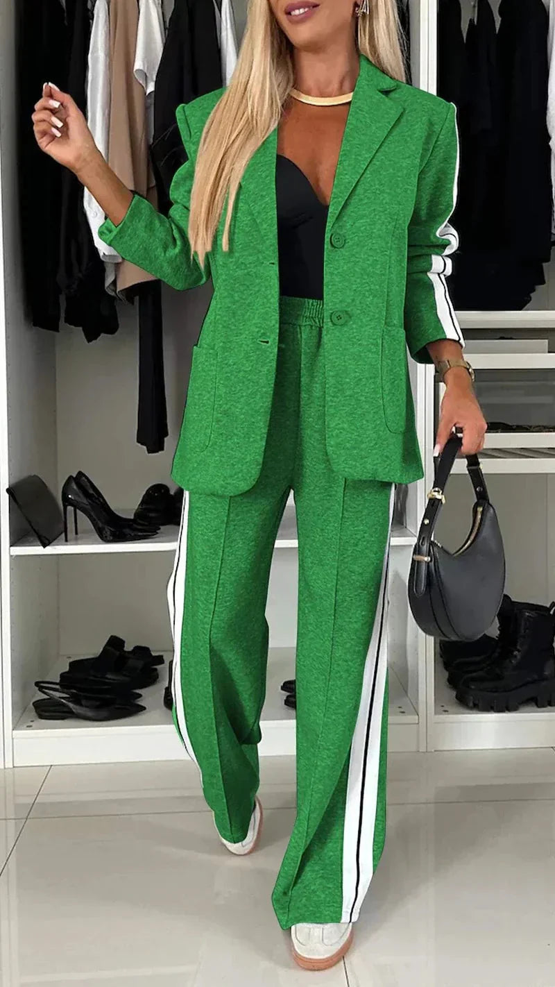 EOS | Ord Set Blazer für Damen und weite Jogginghose Zweiteiler