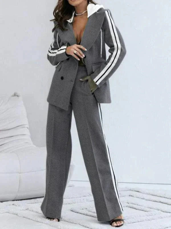 EOS | Ord Set Blazer für Damen und weite Jogginghose Zweiteiler