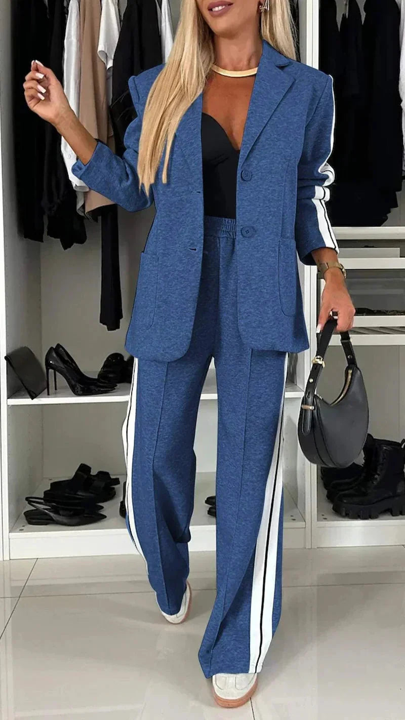 EOS | Ord Set Blazer für Damen und weite Jogginghose Zweiteiler