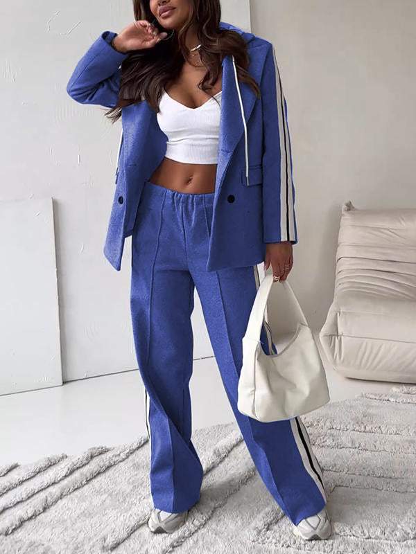 EOS | Ord Set Blazer für Damen und weite Jogginghose Zweiteiler