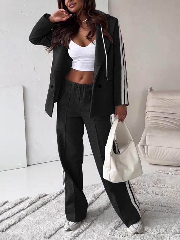 EOS | Ord Set Blazer für Damen und weite Jogginghose Zweiteiler