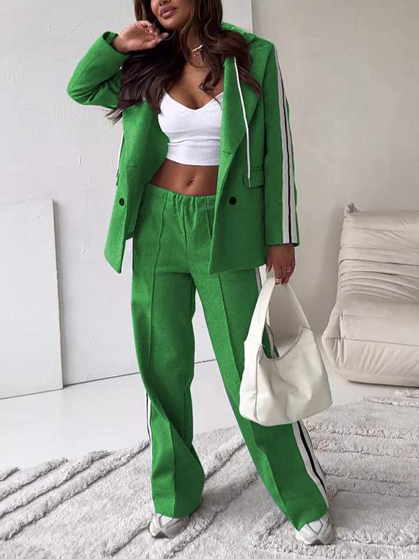 EOS | Ord Set Blazer für Damen und weite Jogginghose Zweiteiler