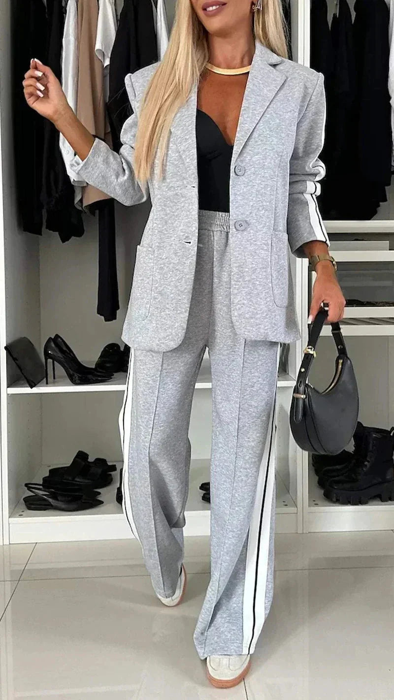 EOS | Ord Set Blazer für Damen und weite Jogginghose Zweiteiler