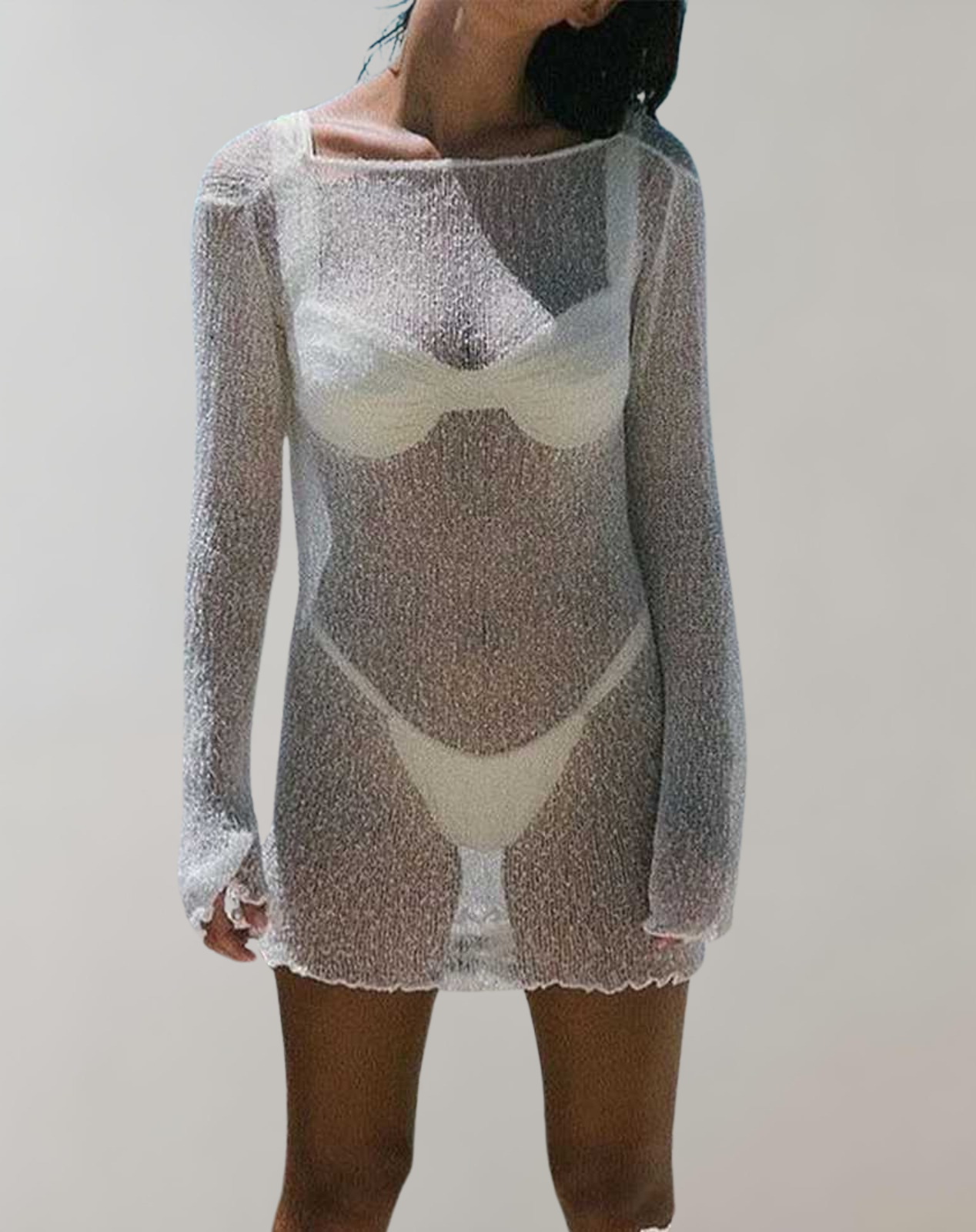 EOS - Transparentes Minikleid | Sexy Elegantes Sommerkleid