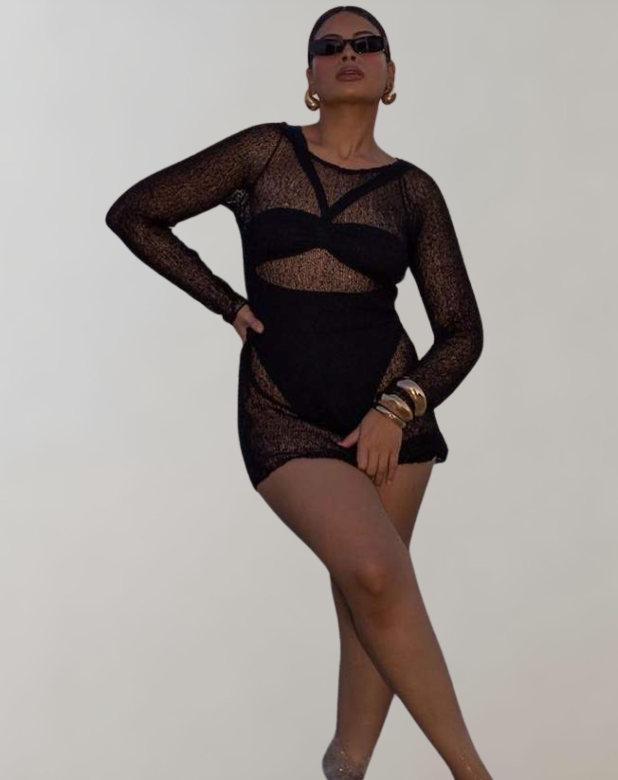 EOS - Transparentes Minikleid | Sexy Elegantes Sommerkleid