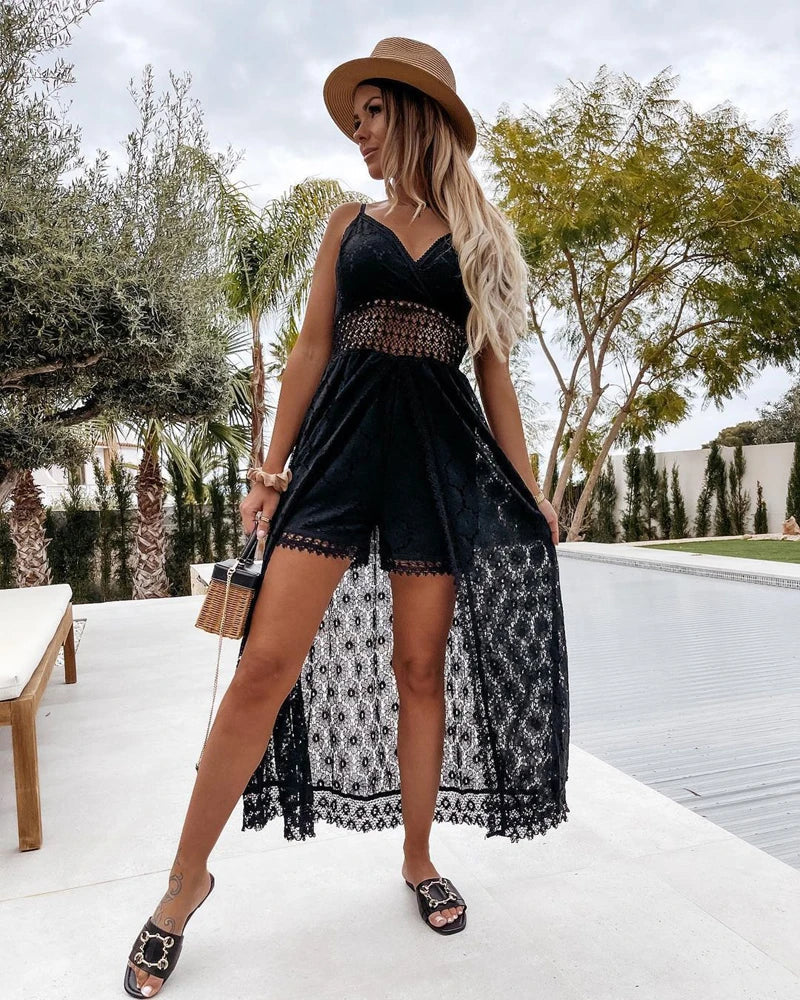 EOS | Jumpsuit mit Spitzendruck