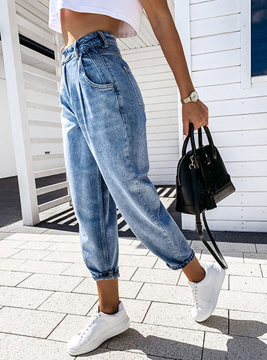 EOS | Jeans Lose Passform Knöchellänge Mom Jeans Frauen Jeans