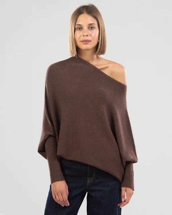 EOS | Asymmetrischer Cloud Drapierter Pullover