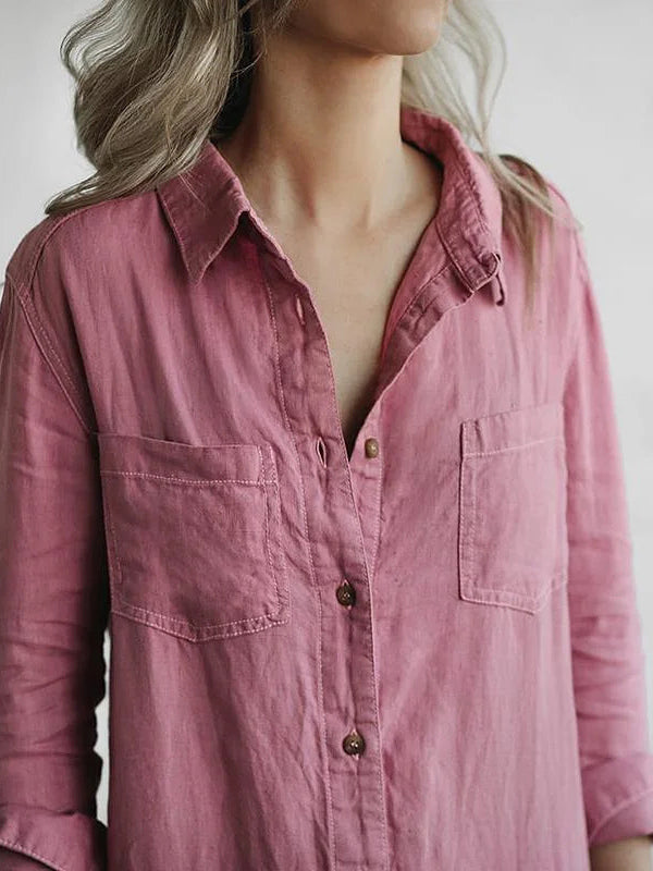 EOS | Loose Fit Button Up Langärmeliger EOS | Damenbekleidung