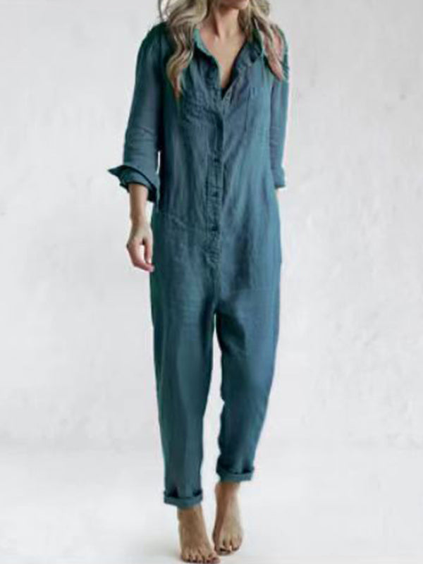 EOS | Loose Fit Button Up Langärmeliger EOS | Damenbekleidung