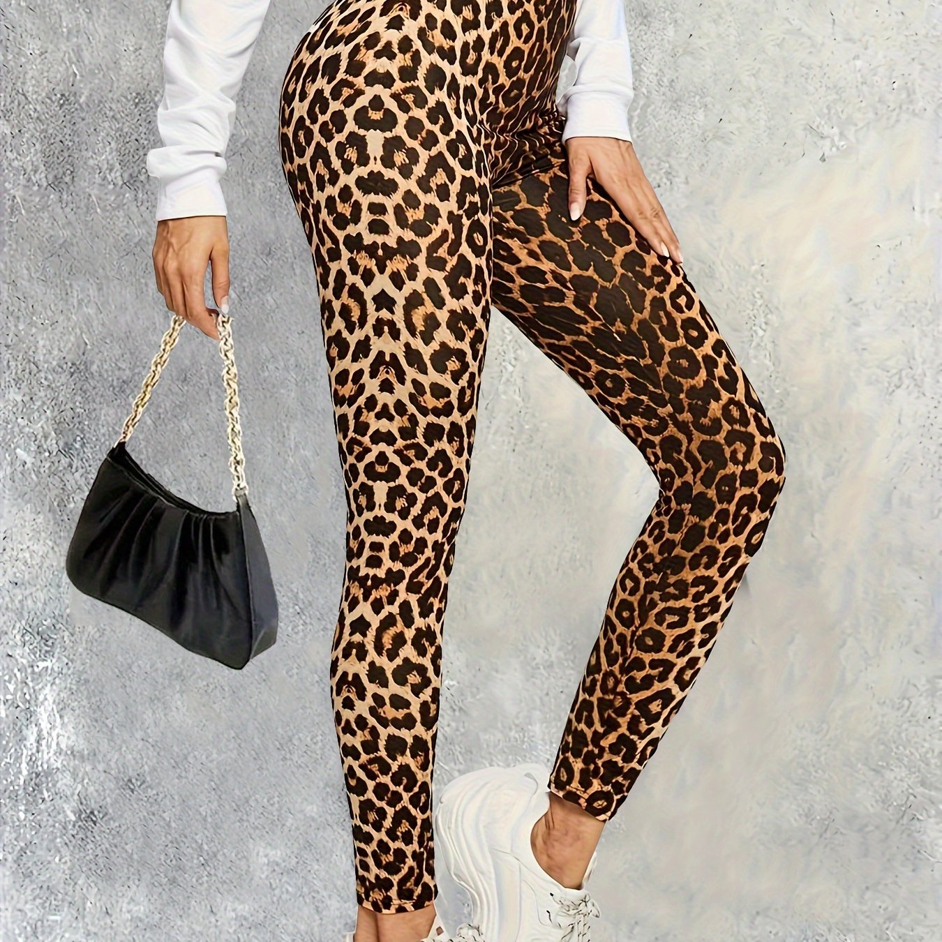 EOS | Leggings Stretch Bedruckt Skinny Leggings Leggings mit hoher Taille