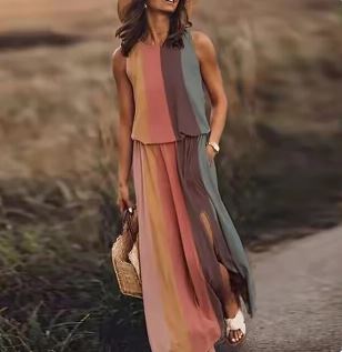 EOS | Sonnenkleid Floral Schlitz EOS | Kleid Sommerkleid