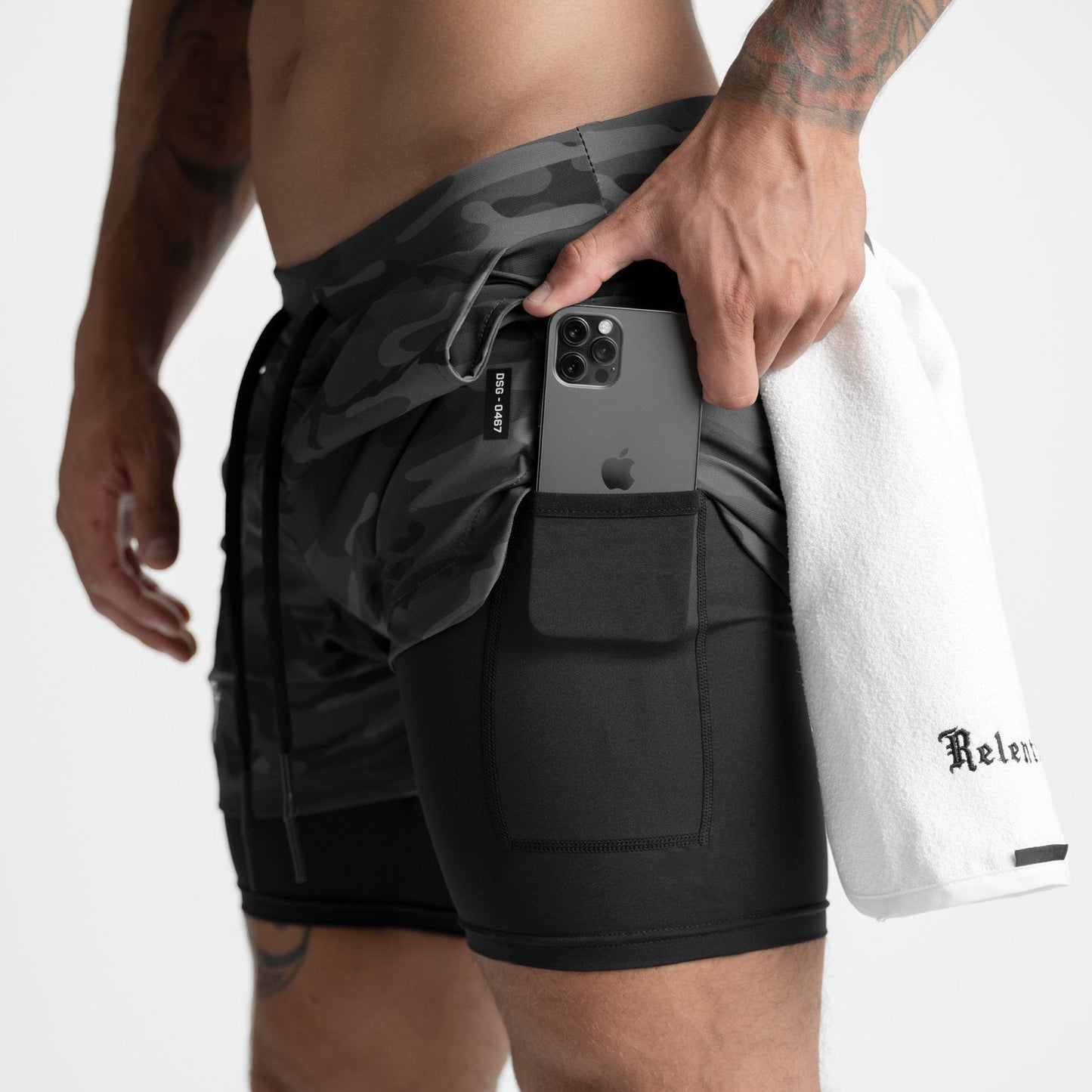 EOS | Doppellagige Shorts mit Tasche