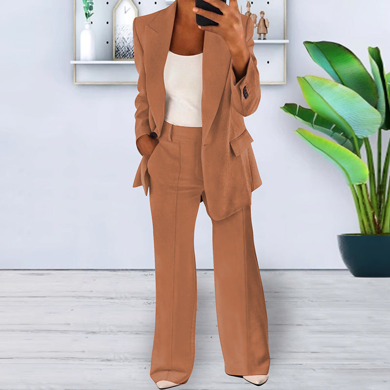 EOS | Revers Slim Fit Cardigan Elegantes Anzug Set