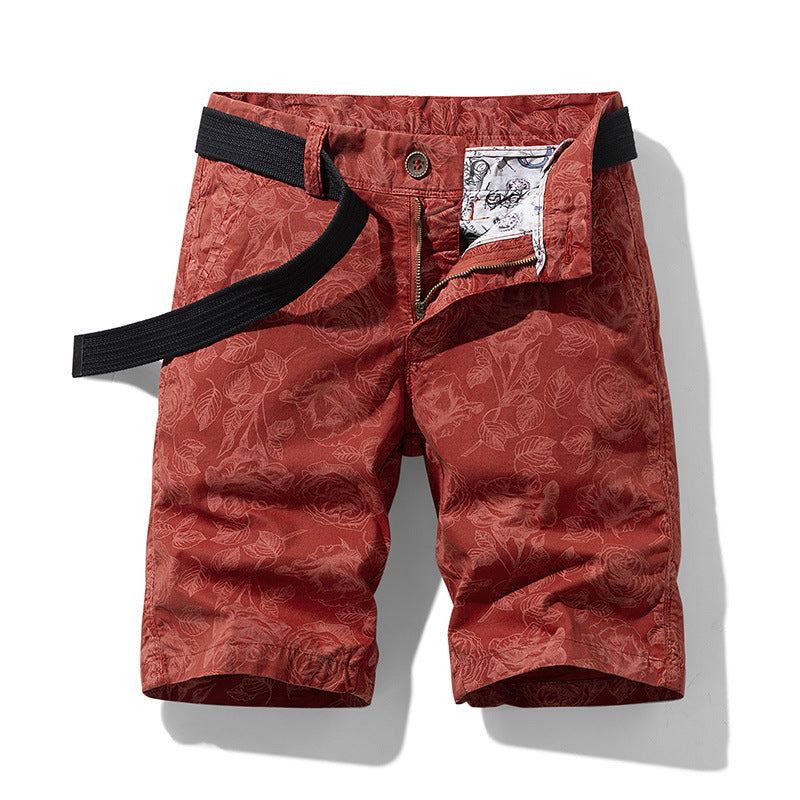 EOS | Shorts mit Blumenmuster und Seitentaschen