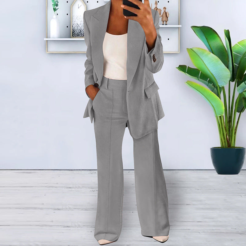 EOS | Revers Slim Fit Cardigan Elegantes Anzug Set