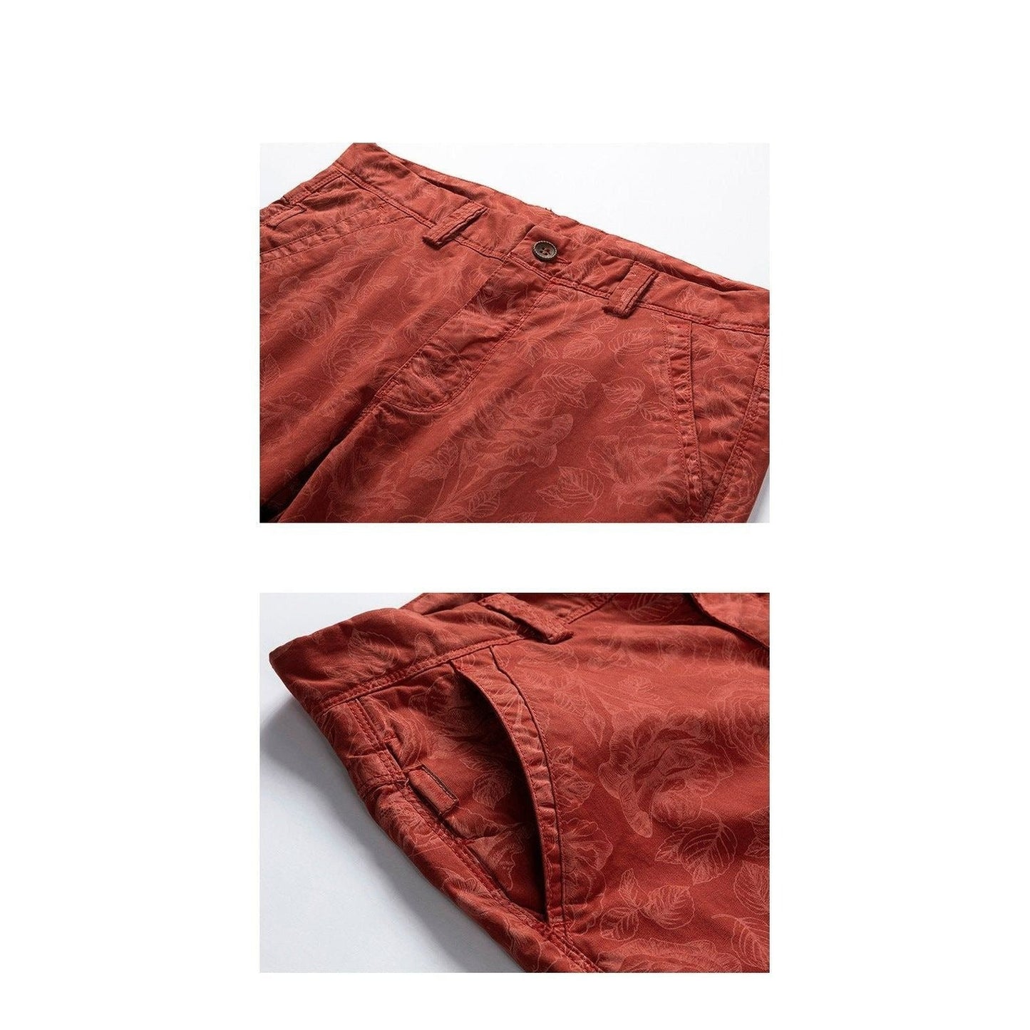 EOS | Shorts mit Blumenmuster und Seitentaschen