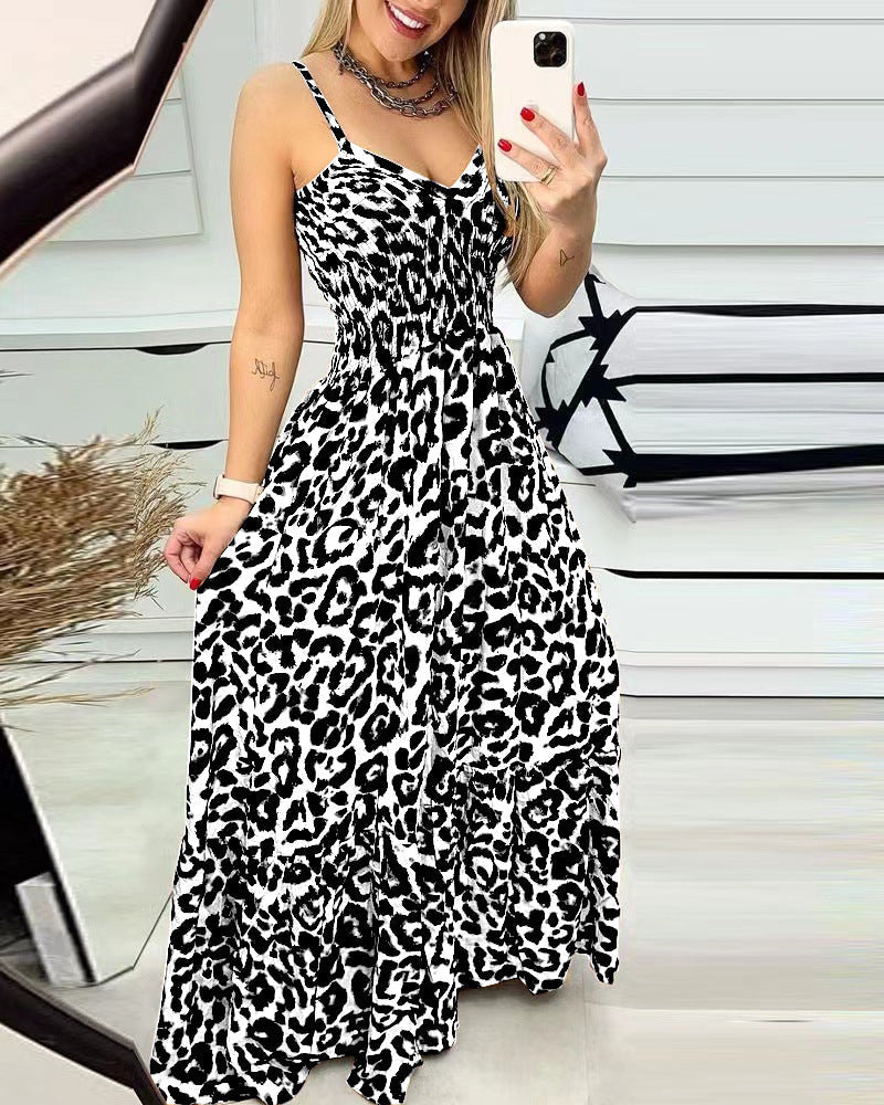 EOS | Hoch tailliertes sexy modisches langes Kleid