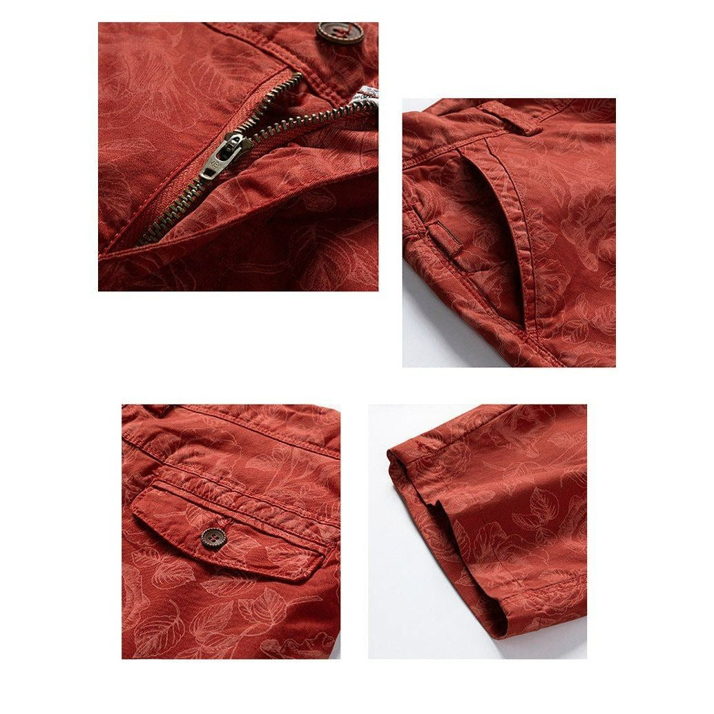 EOS | Shorts mit Blumenmuster und Seitentaschen