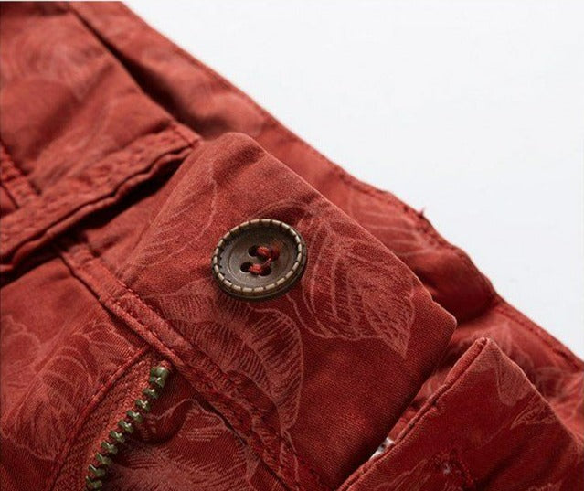 EOS | Shorts mit Blumenmuster und Seitentaschen