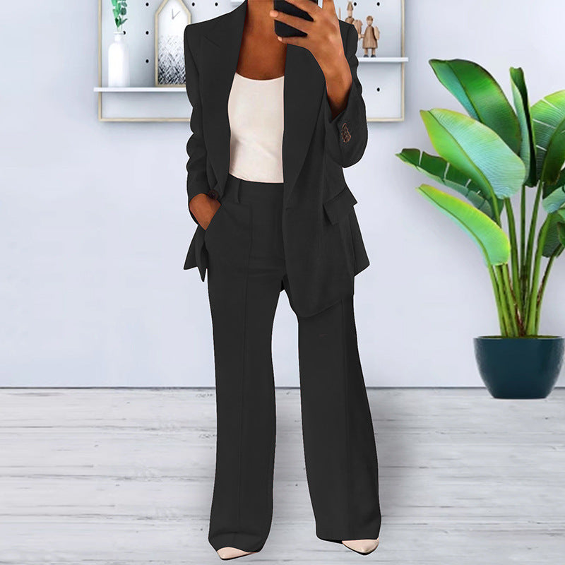 EOS | Revers Slim Fit Cardigan Elegantes Anzug Set