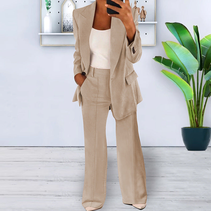 EOS | Revers Slim Fit Cardigan Elegantes Anzug Set
