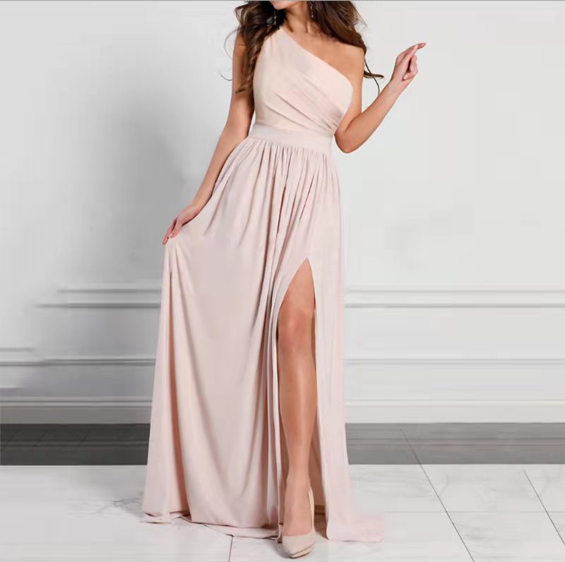 EOS | Modisches Ärmelloses Sexy Gespaltenes Langes Kleid
