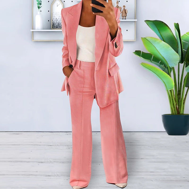 EOS | Revers Slim Fit Cardigan Elegantes Anzug Set