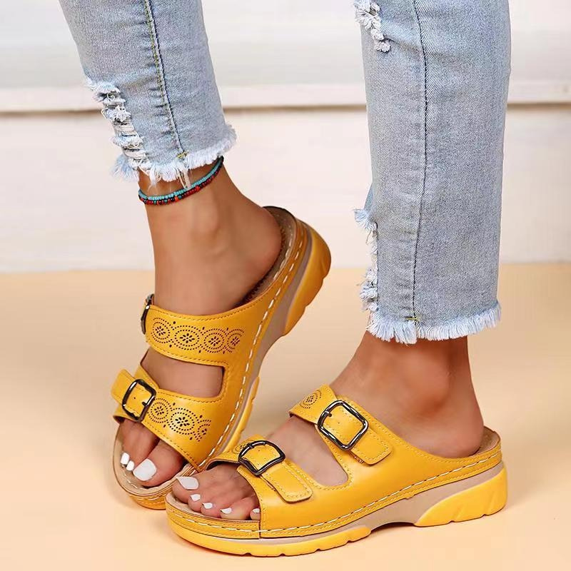 EOS | Sandalen Schnallenriemen Slip On Sommerschuhe EOS | Hausschuhe Damen